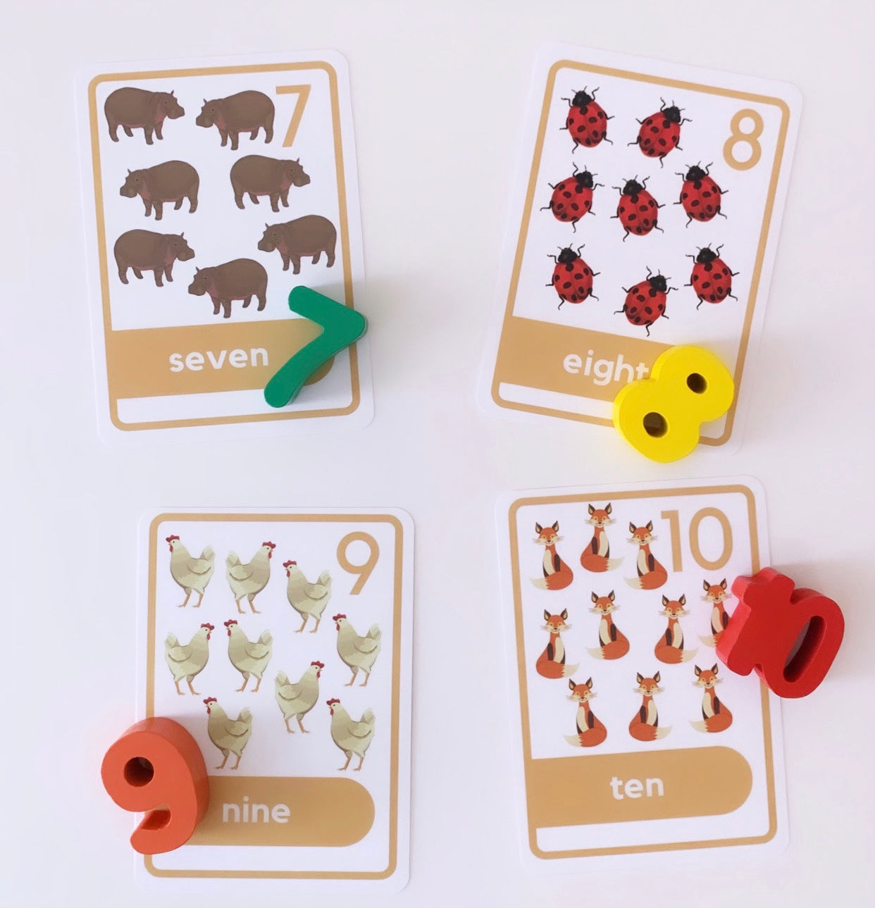 Numbers 1-10 Flashcards